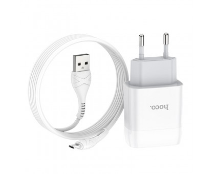 СЗУ HOCO C73A (2USB/2.4A) + microUSB