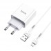 СЗУ HOCO C81A (1USB/2.1A) + MicroUSB