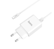 СЗУ Hoco C62A Victoria 2.1A 2USB + cable MicroUSB