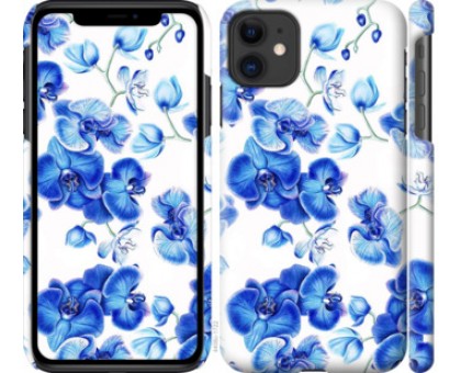 Чехол Голубые орхидеи для iPhone 11