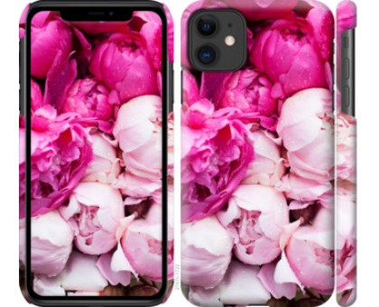Чехол Розовые пионы для iPhone 11