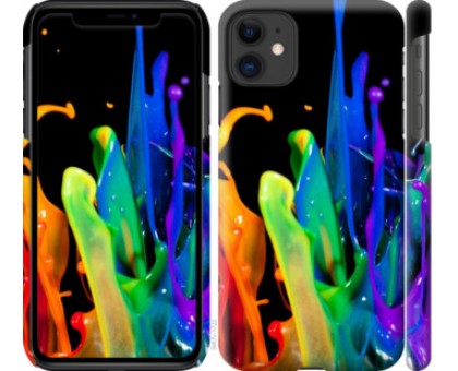 Чехол брызги краски для iPhone 11