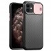Чехол Camshield Black TPU со шторкой защищающей камеру для Apple iPhone 11 (6.1)