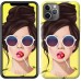 Чехол Девушка с чупа-чупсом для iPhone 11 Pro