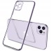 Прозрачный силиконовый чехол глянцевая окантовка Full Camera для Apple iPhone 11 Pro (5.8)
