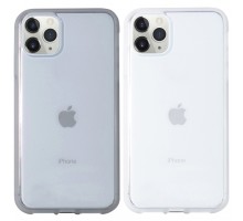 Прозрачный силиконовый чехол с матовой окантовкой для Apple iPhone 11 Pro (5.8")