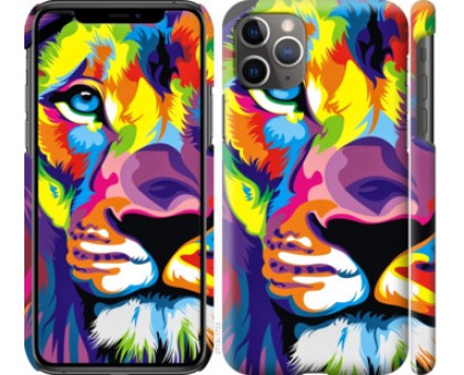 Чехол Разноцветный лев для iPhone 11 Pro Max