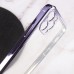 Прозрачный силиконовый чехол глянцевая окантовка Full Camera для Apple iPhone 11 Pro Max (6.5)