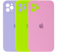 Уценка Чехол Silicone Case Square Full Camera Protective (AA) для Apple iPhone 11 Pro Max (6.5")