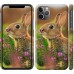 Чехол Кролик и цветы для iPhone 11 Pro Max