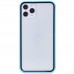 Прозрачный TPU+PC чехол Epic с цветным бампером для Apple iPhone 11 Pro Max (6.5)