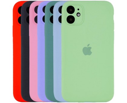 Чехол Silicone Case Full Camera Protective (AA) для Apple iPhone 12 (6.1)