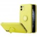 Чехол TPU Candy Ring Full Camera для Apple iPhone 12 (6.1)