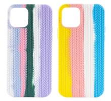 Чехол Silicone case Full Braided для Apple iPhone 12 Pro / 12 (6.1")