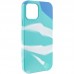 Чехол Silicone case full Aquarelle для Apple iPhone 12 Pro / 12 (6.1)