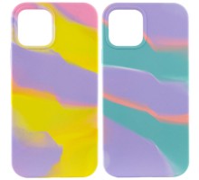 Чехол Silicone case full Aquarelle для Apple iPhone 12 Pro / 12 (6.1")