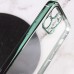Прозрачный силиконовый чехол глянцевая окантовка Full Camera для Apple iPhone 12 Pro Max (6.7)