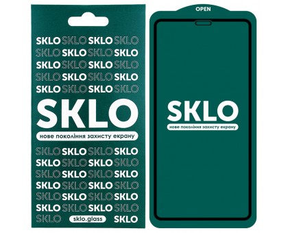 Защитное стекло SKLO 5D (full glue) для Apple iPhone 12 Pro Max (6.7)