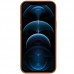 Кожаный чехол Leather Case (AAA) with MagSafe для Apple iPhone 12 Pro Max (6.7)