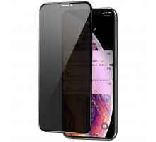 Защитное стекло Privacy 5D (full glue) (тех.пак) для Apple iPhone 12 Pro Max (6.7")