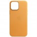 Кожаный чехол Leather Case (AA) with MagSafe для Apple iPhone 13 (6.1)