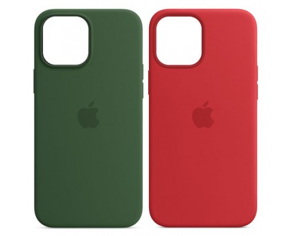 Чехол Silicone case (AAA) full with Magsafe для Apple iPhone 13 (6.1)
