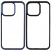TPU+PC чехол Chrome Buttons для Apple iPhone 13 (6.1)