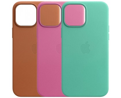 Кожаный чехол Leather Case (AA) with MagSafe для Apple iPhone 13 Pro Max (6.7)
