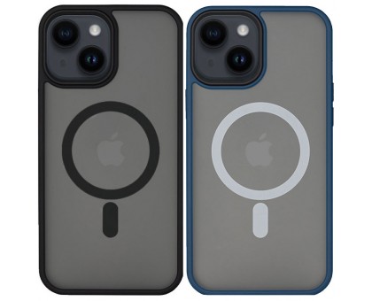 TPU+PC чехол Metal Buttons with MagSafe для Apple iPhone 14 (6.1)