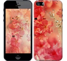 Чехол Розовые цветы для iPhone 5/5S/SE