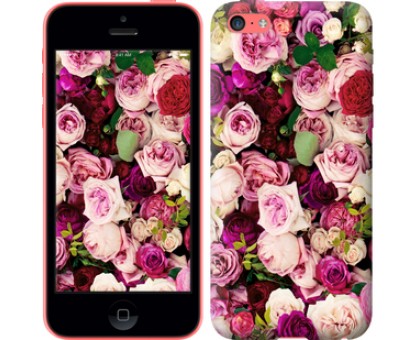 Чехол Розы и пионы для iPhone 5c