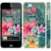 Чехол Тропические цветы v1 для iPhone 5c