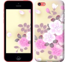 Чехол Японские цветы для iPhone 5c