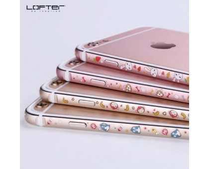 Металлический бампер Lofter Cutie Series для Apple iPhone 6/6s (4.7)