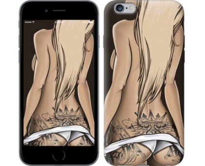 Чехол Девушка с татуировкой для iPhone 6 plus/6s plus (5.5)