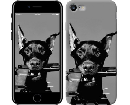 Чехол Доберман для iPhone 7 (4.7)