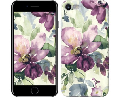 Чехол Цветы акварелью для iPhone 7 (4.7)