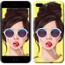 Чехол Девушка с чупа-чупсом для iPhone 7 Plus