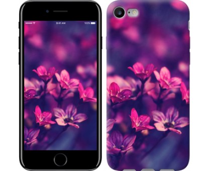 Чехол Пурпурные цветы для iPhone 8 (4.7)