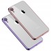 Прозрачный силиконовый чехол глянцевая окантовка Full Camera для Apple iPhone XR (6.1)