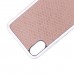 Фактурный силиконовый чехол с глянцевой окантовкой для Apple iPhone X (5.8)