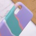 Чехол Silicone case full Aquarelle для Apple iPhone X / XS (5.8)