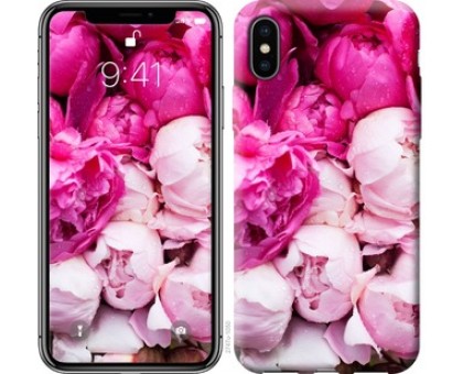 Чехол Розовые пионы для iPhone XS Max