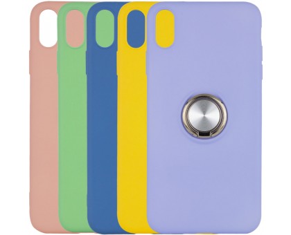 TPU чехол Summer ColorRing под магнитный держатель для Apple iPhone XS Max (6.5")