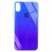 TPU+Glass чехол Gradient Rainbow с лого для Apple iPhone XS Max (6.5")