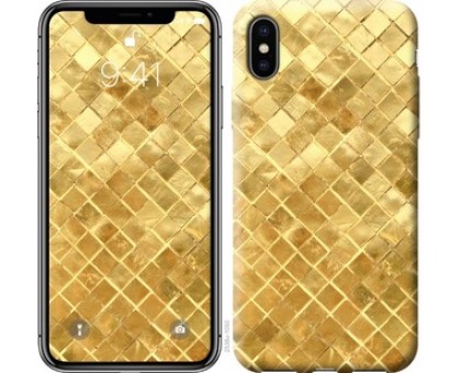 Чехол Текстура цвета золото для iPhone XS Max