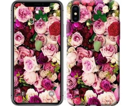 Чехол Розы и пионы для iPhone XS Max