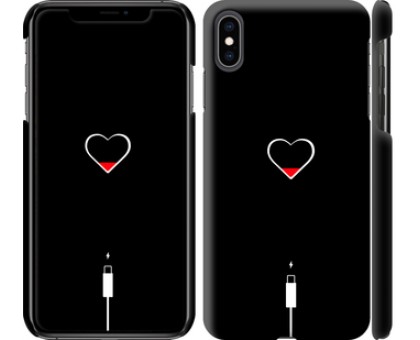 Чехол Подзарядка сердца для iPhone XS Max