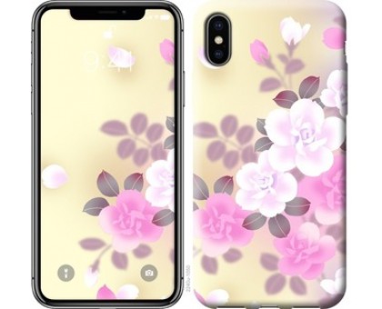 Чехол Японские цветы для iPhone XS Max