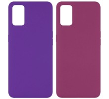 Чехол Silicone Cover Full without Logo (A) для Oppo A52 / A72 / A92
